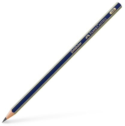 Faber Castell Gold 1221 HB Pencil - Black (Pack of 12)