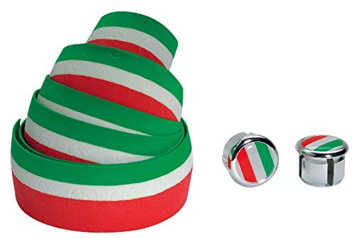 Cinelli Lenkerband Flag Ribbon, Grün Weiß Rot, NMSTRIITA