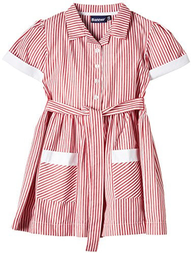 Blue Max Banner Girls Kinsale Striped Short Sleeve Dress