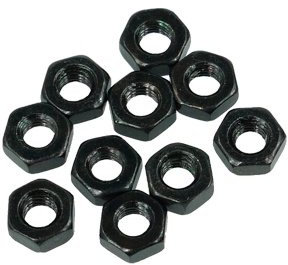 Mutter DIN 934 M3 Sechskant Black nickel (10er pack)