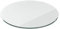 Funkenschutzplatte G12 Kreis ESG 6mm x 1100mm x 1100mm mit 18mm Facette Glasplatte Bodenplatte Kaminplatte Funkenschutz Ofenplatte Kaminglas
