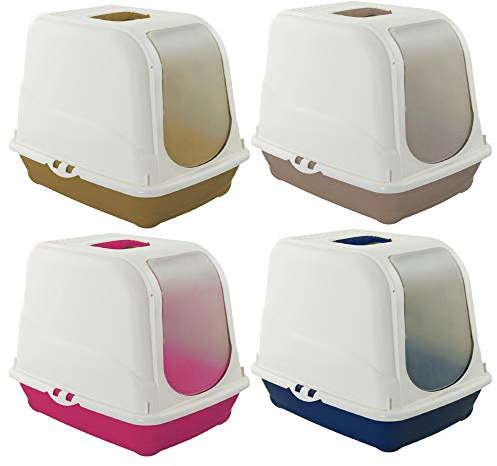 Toilette Oliver Completa Di Filtro e Paletta 46 x 35 x 40 Toilette per gatti, chiusa