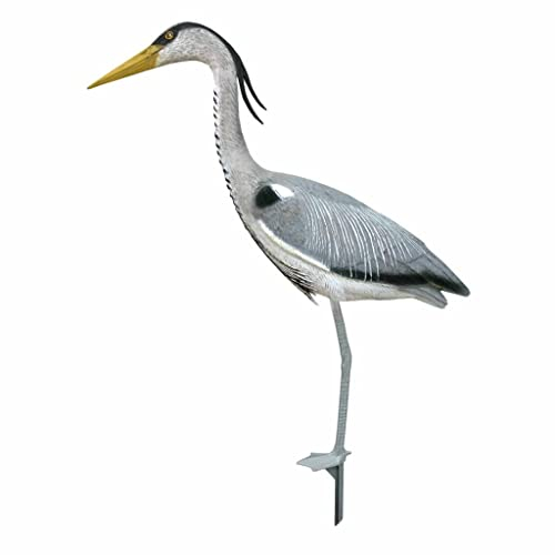 Ubbink Tierfigur Reiher Rasen Statue Tiermodell Skulptur Dekoration Garten Outdoor Teich Teich