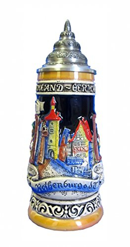 KING Boccale da Birra tedesco Rothenburg 0,3 litri KI 305-1 0,3L Rothenburg