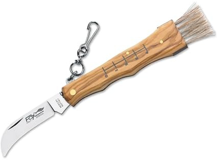 Fox Knives Herren Funghi Olive Taschenmesser, Braun, One Size