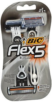 Bic Flex 5 Disposable Razors - 2 ct, Pack of 4
