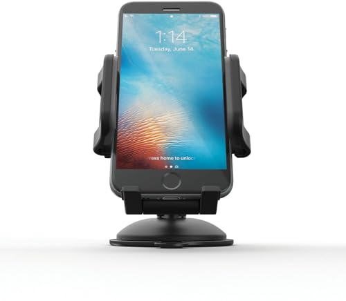 XVenture Griplox Suction Mount Phone Holder for Marine Sail Boats Yacht Pontoon iPhone X 8 Plus 7 SE 6s 6 5s 5 Samsung Galaxy S9 S8 S7 S6 S5 Note Google Pixel 2 XL LG Nexus Sony Nokia (XV1-921-2)