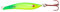 Aquantic Unisex – Erwachsene 10C4039507178840C10 Angeln Norwegen & Co Lotic Pilk 150g Green/Chartreuse UV, Bunt, Normal