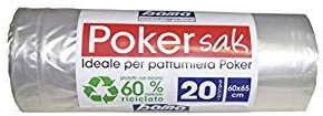 Webeingstore Poker Bama SK Bin Liners, 60 x 65 cm, 10 Packs of 20 Bags