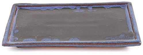 Bonsai - Untersetzer eckig 23,5 x 14 cm, blau 53354
