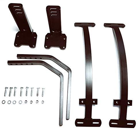 2 Stück Kotflügelhalter vorne links und rechts für Landini Schlepper, Traktor, Trecker (Kotflügel Breite: von 410 bis 500 mm)