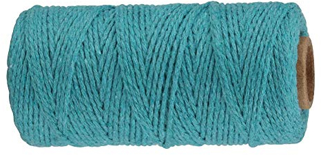 Elonglin Corde Macramé 3mm x 100m, 2 Rouleaux Corde Coton Naturelle, Ficelle Corde Macramé, Ficelle Coton Beige, Corde Tressée pour Emballage Cadeau Décoration Artisanat DIY Bricolagee (Couleur 16)