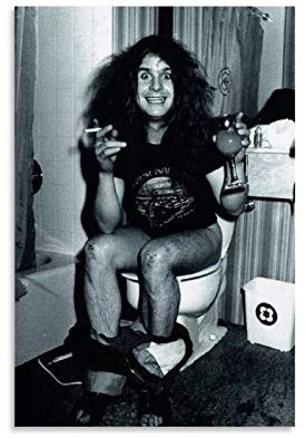 RUIQIU Ozzy Osbourne Poster, Pop-Sänger, Wandkunst, Poster, Druck, Leinwand, Malerei, Kunstwerke, moderne Dekoration, Poster, gerahmt/ungerahmt, 30 x 45 cm