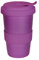 Mahlwerck Kaffeebecher to go aus Porzellan, Thermobecher, Coffeetogo Becher, mit auslaufsicherem Deckel, 400 ml, matt Shiny Violet, Violett