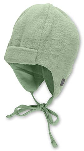 Sterntaler Baby Mädchen Mütze Melange - Kappe Kinder aus Microfleece (Recycelt) Mit Bindeband - Grün, 41
