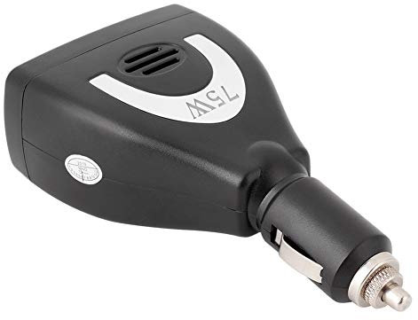 Inversor de Corriente, Yosoo Universal 75W DC12V a AC 220V Convertidor de Inversor de Corriente para Coche Adaptador de Cargador USB para Convertidor 220v a 12v Inversor 12v 220vInversor de Corriente