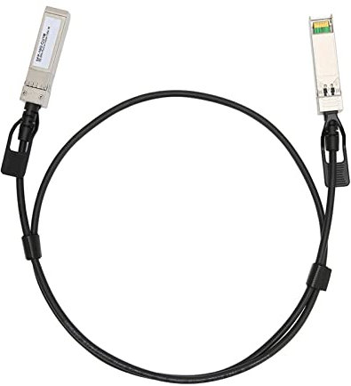 Annadue 10G SFP+ DAC Kabel, 1 Meter, Schwarz, Plug and Play, Twinax Kabel, Optisches Gerät, Kompatibel mit H3C, Juniper, HP, ZTE, DELL, Entel, Extreme