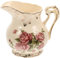 Zerodeko Crémier Céramique Européenne Vintage avec Design Floral pour Maison Restaurant Et Décoration
