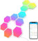 Govee Glide Hexa Pannelli Luminosi, RGBIC Smart Esagono Luci da Parete, WiFi Luci della Casa con Musicale, Funziona con Alexa & Google Assistant per Soggiorno, Sala Giochi, 10 Pezzi