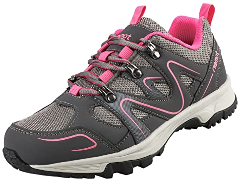 riemot Wanderschuhe Damen Trekkingschuhe Atmungsaktiv rutschfeste Trekking Schuhe Leicht Outdoorschuhe für Wanderungen, Trekking und Den Alltag