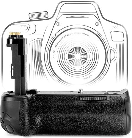 CELLONIC BG-E21 Battery Grip Compatible for - Camera Vertical Grip for LP-E6N Batteries - Multifunction Portrait Handle Backup Battery Holder