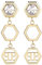 Philipp Plein Damen Ohrringe Ohrhänger Edelstahl IP Gold HEXAGON LUX PJ5AA03EU