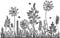 Stanzschablonen für Kartenherstellung, Motiv: Blume, Gras, Baum, Schablonen für Bastelarbeiten, Scrapbooking, Fotoalbum, dekorative Prägepapier-Stanzformen für Kartenherstellung, Vorlage