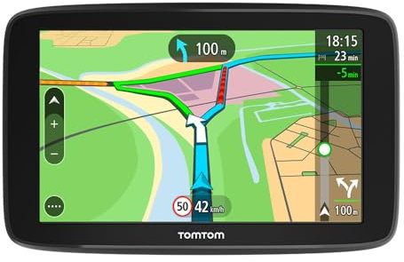 TomTom GPS para Coche GO Basic - 6 Pulgadas, Actualizaciones Wi-Fi, Traffic Mediante Smartphone y Mapas Europa (renovado), Reacondicionado