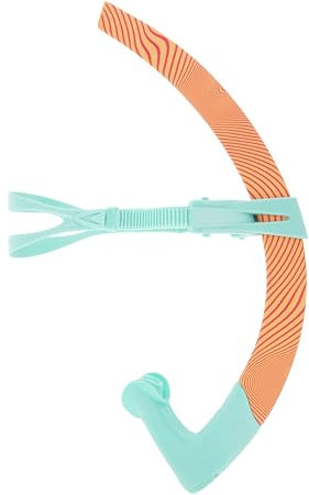 Aquasphere Unisex-Adult Focus Snorkel, Orange und Türkis