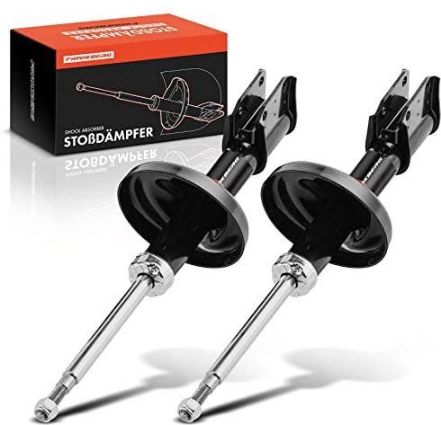 Frankberg Lot de 2 amortisseurs à gaz avant gauche et droit compatibles avec Twingo II CN0 1.1L 1.5L Hatchback 2007-Aujourd'hui # 8200367895