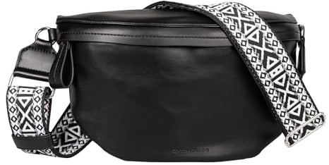 TOM TAILOR Palina Damen Gürteltasche Bauchtasche Klein Schwarz
