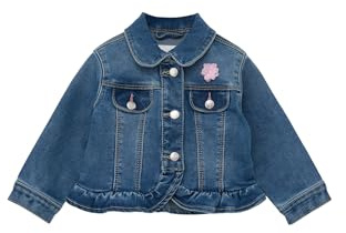 s.Oliver Jeansjacke mit Chiffonblume