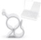 URAQT RV Awning Hooks, 20 PCS RV Awning Accessory Hangers, Camping Awning Hook, Piping Rail Accessories for Motorhome, Caravan, Christmas Party, Camping Tent, Indoor and Outdoor Decoration (B-White)