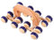 HAPINARY 1stück Handheld Body Roller Massager Aus Hochwertigem Material Tragbarer Vollkörper-massagestab Für Rücken- Nacken Beinmassage Effektives Entspannungsgerät Für Zuhause Und Reisen