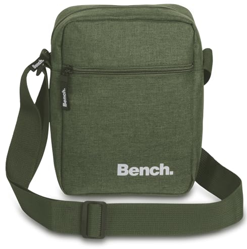 Bench Classic Damen und Herren Bag Umhängetasche Tasche Handtasche Schultertasche Crossbody-Tasche, khaki/schilf, 23 x 17 x 8 cm