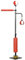 SPORTNOW Sac de Frappe sur Pied Punching Ball brunier 3 en 1 Hauteur réglable ventouses antidérapantes amortisseurs Rouge Noir