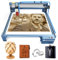 SCULPFUN S-10 - Macchina per incisione laser da 10 W, per legno/vinile/metallo/pelle, 0,01 mm, precisione di incisione CNC laser, 0,08 mm, punto laser ultra fine
