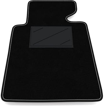 Automatte nur auf der Fahrerseite, 1 Stück, kompatibel mit BMW Serie 3 E46 1998-2006 | 1 maßgeschneiderter Teppich