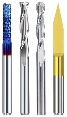 10/40 stücke 1/8'' Schaft Fräser CNC Gravur Bit Kit CNC Router Bit Hartmetall-schaftfräser Holzbearbeitung Fräsen Werkzeuge(10pcs Ball Nose Mill)