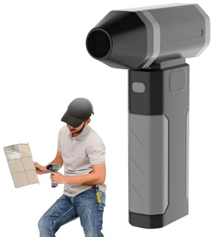 Syengery Soplador Eléctrico | Compresor De Aire Ajustable 5 Velocidades 100000 RPM - Ventilador Turbo Portátil Sin Cable 100000 RPM sin Escobillas Accesorios de Limpieza para Hogar Hombres y Mujeres