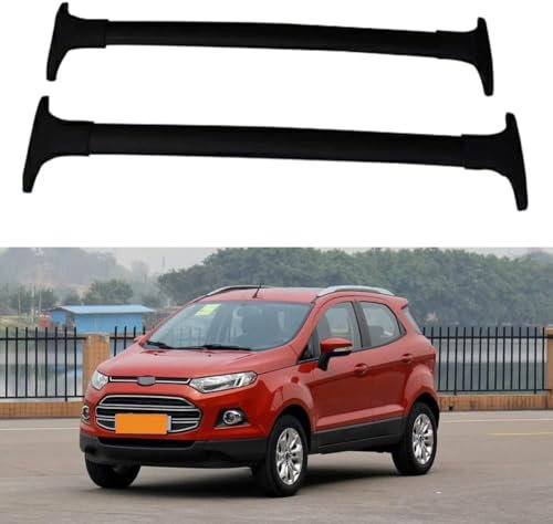 DRYFAL DachträGer RelingträGer für Ford Ecosport 2013-2021 Dachgepäckträger Aluminium mit Dachreling für Fahrradträger Dachboxen Skihalter