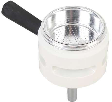 RIZGHWOY Termostato a Doppia Valvola Moka POT, Termostato Coffee Termostato Allostato Allvola a Prova di Doppia Valvola Accessori di Estrazione per la Produzione di caffè Moka Italiano (WHITE)