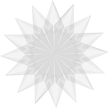 Faltblätter Transparentpapier, 14 x 14 cm, 42g/qm, 100 Blatt (Weiß)
