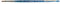 Winsor & Newton 5306103 Cotman Aquarell Synthetikhaar Pinsel - 666 - Ein-Strich-Pinsel, langer Stiel mit exzellenter Sprungkraft, Farbtragekraft und Punktgenauigkeit - 1/8  - 3 mm