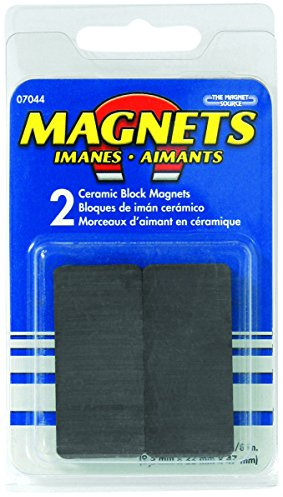 Master Magnetics 07044 Magnet Block .875 2Pc