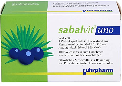 Sabalvit Uno, 100 Kps. [Sägepalmenfrucht-Dickextrakt 320 mg]