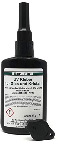 Ber-Fix UV-Kleber 50-100 dünnflüssig für Glas und Kristall