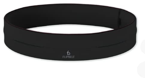 FlipBelt Klassischer Gürtel mit Mehreren Taschen XL Schwarz