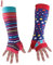 United Oddsocks Fingerlose Armstulpen. Set mit 2 verschiedenen farbigen ungerade Armstulpen Mädchen.