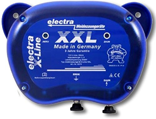 Electra X-Line XXL Elektrozaungerät - 12V und 230V Kombigerät für den Weidezaun